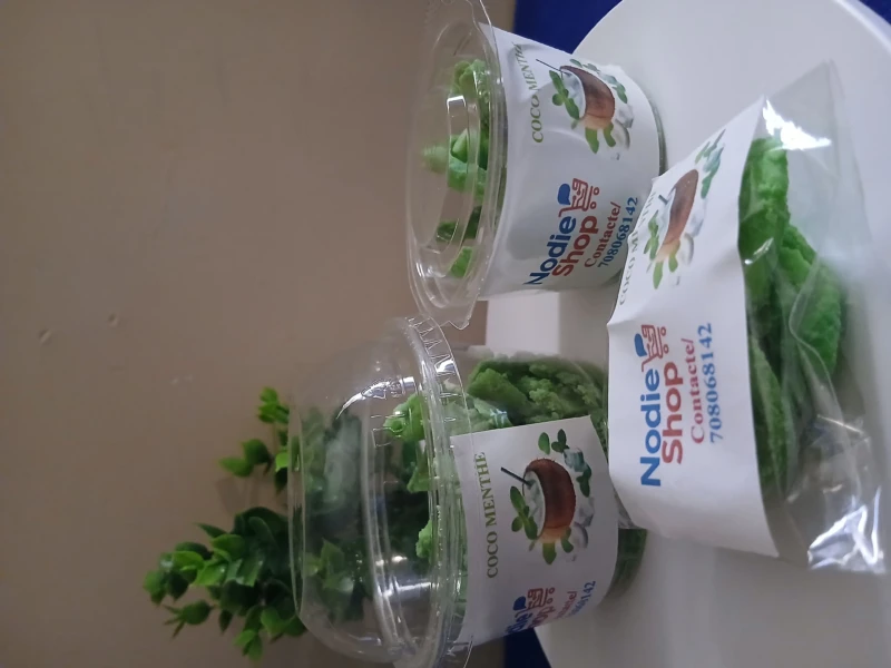 Coco zinzimbre, coco ananas 🍍, coco chocolat 🍫, coco lait , coco menthe